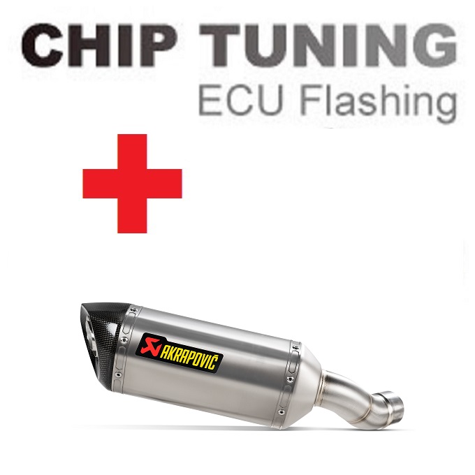 Kawasaki Z900 2020-Today High Performance ECU Flash Tuning + Akrapovic S-K9SO6-HZT (etap 3)