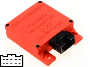KAWASAKI ZX600 NINJA GPZ600R GPX600 ZL600 Eliminator Igniter Moduł zapłonowy CDI TCI Box (21119-1160, 21119-1167)