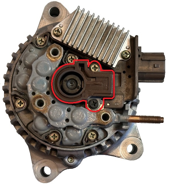 MV-Agusta Alternator Stator 101211-1701 Zespół uchwytu pędzla