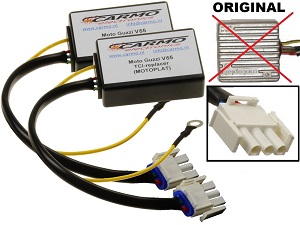 Motoplat Moto Guzzi V65 Florida V7 Sport Igniter Moduł zapłonowy CDI TCI Box (2x)
