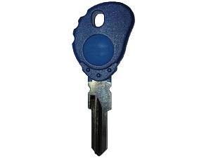 Moto Guzzi Chip Key (alternatywny niebieski) 2B003994, 2B005184, 2D000004, GU32735510