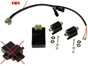 Ulepszony Polaris 600 700 Sportsman Igniter Moduł zapłonowy CDI TCI Box-zestaw (4010785, 4010696)