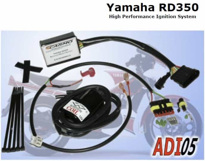 Yamaha RD350 YPVS Moduł zapłonu zapłonowego CDI TCI Zestaw 29k 31k