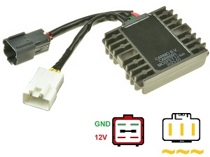 Suzuki AN400 Burgman MOSFET Regulator napięcia prostownik (OEM 32800-47H50, 32800-05H20)