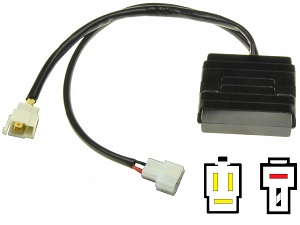 CARR201-DR-SUZUKI DR125 DR200 RG125 MOSFET Regulator napięcia prostownik (SH553B-13, 08D10)