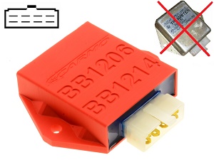 Suzuki GN450 GS450 Igniter Moduł zapłonowy CDI TCI Box (BB1206, BB1214, 32900-44420)