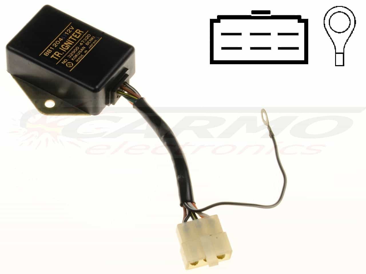 GS400 - GS650 Moduł zapłonu zapłonowego CDI TCI (BB1203, BB1204) GS400 - GS650 Moduł zapłonu zapłonowego CDI TCI (BB1203, BB1204)