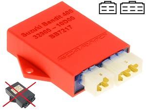 Suzuki GSXF400 BANDIT GSX400 Igniter Moduł zapłonowy CDI TCI Box 32900-10D Wariant 1