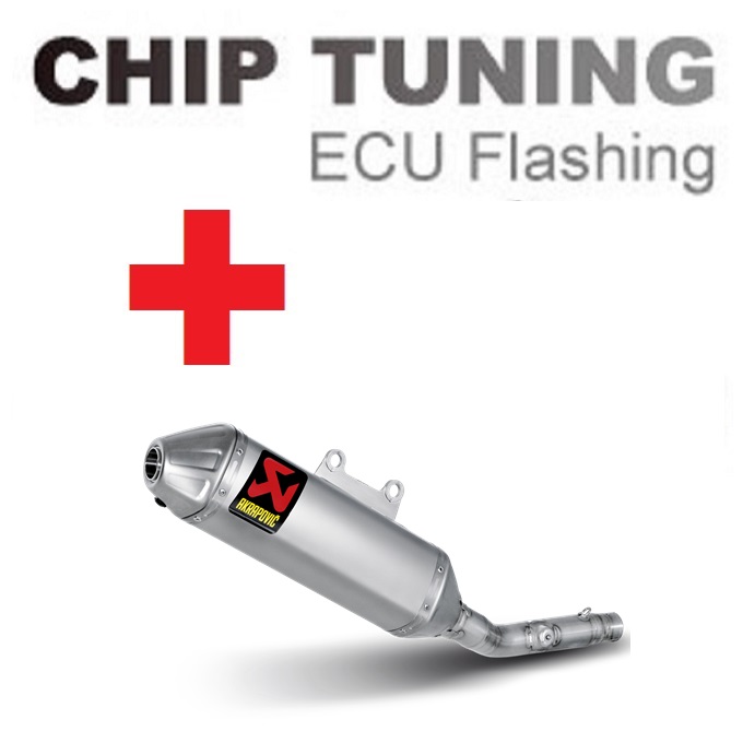 Suzuki RM-Z 250 2010-2018 Wysoka wydajność ECU Flash Tuning+Akrapovic S-S2SO5-BNTA (etap 3)