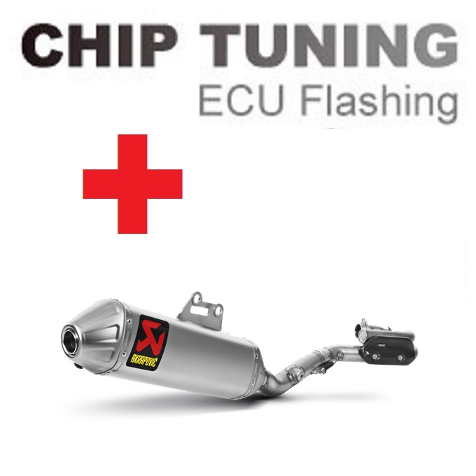 Suzuki RM-Z 450 2008-2017 Wysoka wydajność ECU Flash Tuning+Akrapovic S-S4met10-BNTA (etap 3)