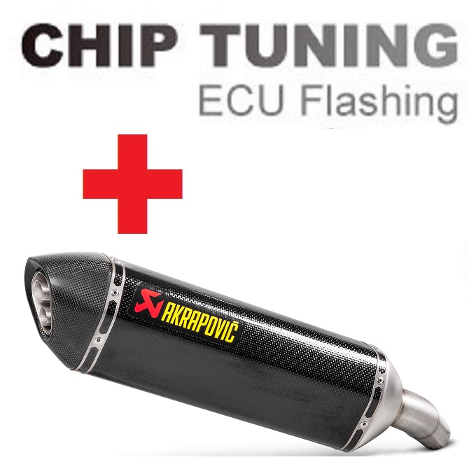 Suzuki GSX-S750 2017-2020 Wysoka wydajność ECU Flash tuning+Akrapovic S-S7SO2-HRC (etap 3)