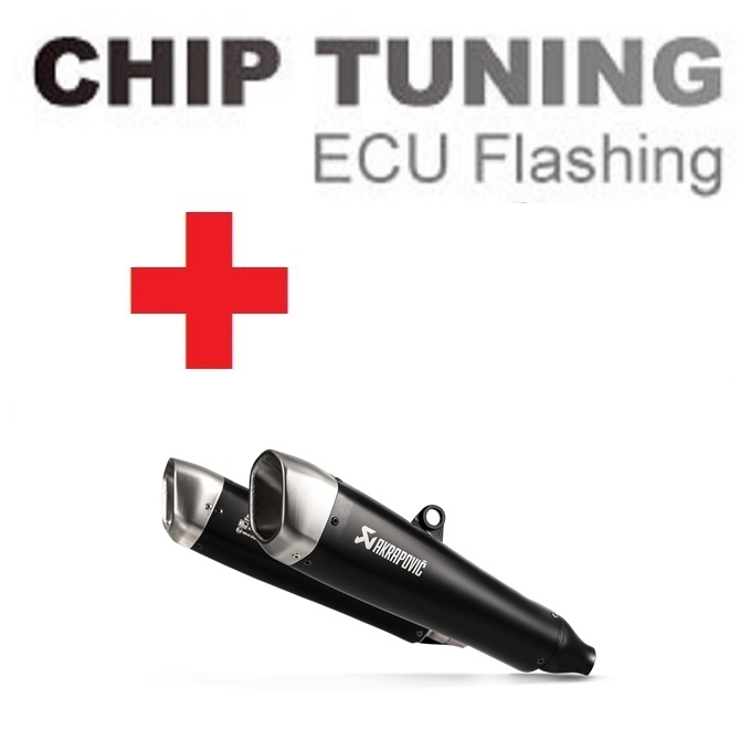Truimph Speed ​​Twin / Thuxton 1200 2016-2020 Wysoka wydajność ECU Flash tuning+Akrapovic S-T12SO2-HCQTBL (etap 3)