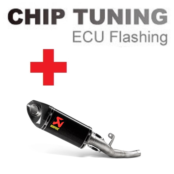 Triumph Street Triple 765 S / R / RS 2020-2022 Wysoka wydajność ECU Flash Tuning+Akrapovic S-T7SO3-APC (etap 3)