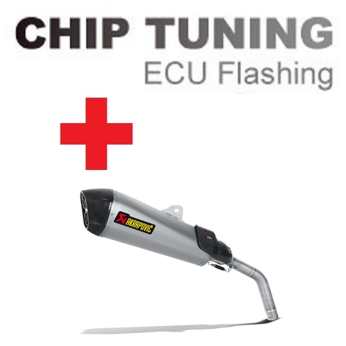 Triumph Tiger 800 XC/XR/XRX/XCX/XRT/XCA 2011-2016 Wysoka wydajność ECU Flash Tuning+Akrapovic S-T800SO1-HZAAT (Etap 3)