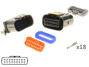 Kawasaki Suzuki Yamaha 18 Way ECU CDI CDI ECM Motorcile Zestaw - Zestaw mężczyzn + kobiet