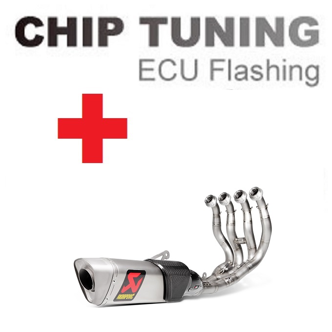 Yamaha R1 2015-2019 Wysoko wydajny ECU Flash Tuning + Akrapovic S-Y10E3-ATP (etap 3)