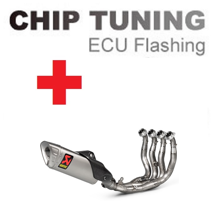Yamaha R1 2015-Today High Performance ECU Flash Tuning + Akrapovic S-Y10R15-APLT (etap 3)