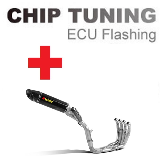 Yamaha R1 2009-2014 Wysoka wydajność ECU Flash Tuning + Akrapovic S-Y10RFT10-ZC/2 (etap 3)