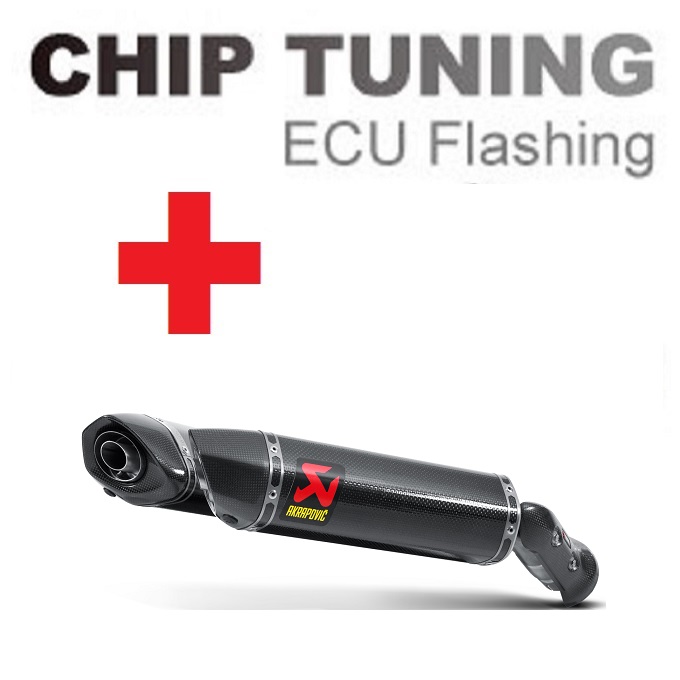 Yamaha R1 2009-2014 Wysoka wydajność ECU Flash Tuning + Akrapovic S-Y10SO10-HZC (etap 3)