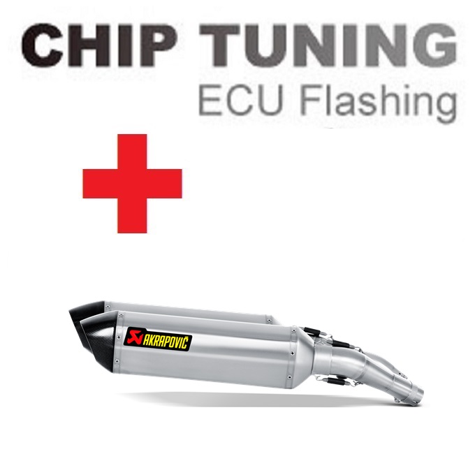 Yamaha FJR1300 2013-2020 Wysoka wydajność ECU Flash Tuning+Akrapovic S-Y13SO3-HT (etap 3)