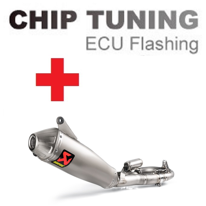 Yamaha WR 250 F / YZ 250 F / FX 2019-2020 Wysoka wydajność ECU Flash Tuning + Akrapovic S-Y2MET15-CIBNTA (etap 3)
