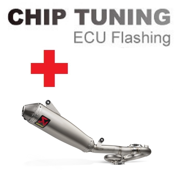 Yamaha WR 250 F / YZ 250 F / FX 2019-2023 Wysoka wydajność ECU Flash Tuning + Akrapovic S-Y2met16-CIBNTA (etap 3)