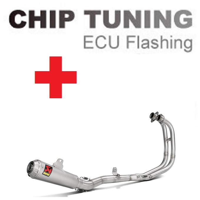 Yamaha MT-03 / YZF-R25 2014-2021 Wysoka wydajność ECU Flash Tuning + Akrapovic S-Y2R1-CUBSS (etap 3)
