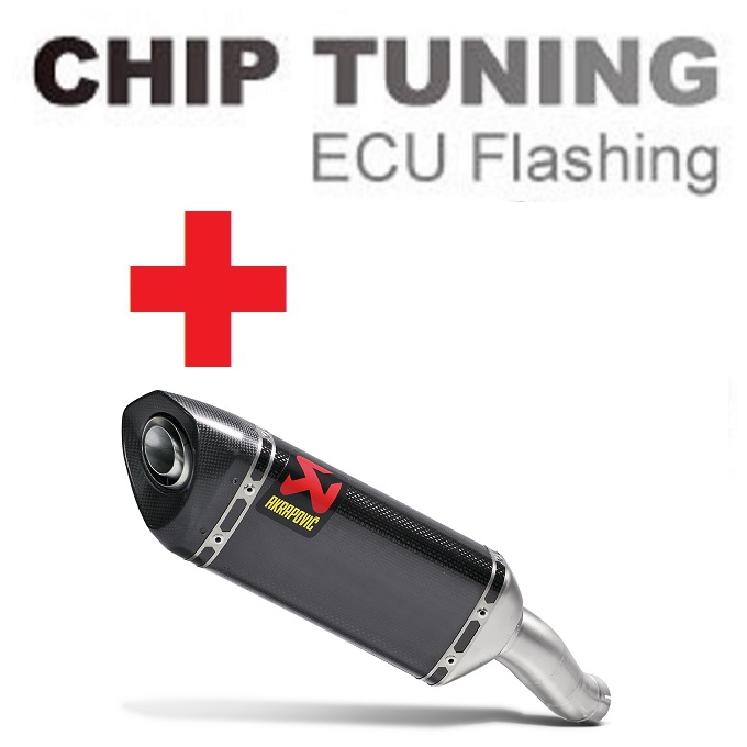Yamaha R3 2015-2016 Wysoka wydajność ECU Flash Tuning + Akrapovic S-Y2SO12-HAPC (etap 3)