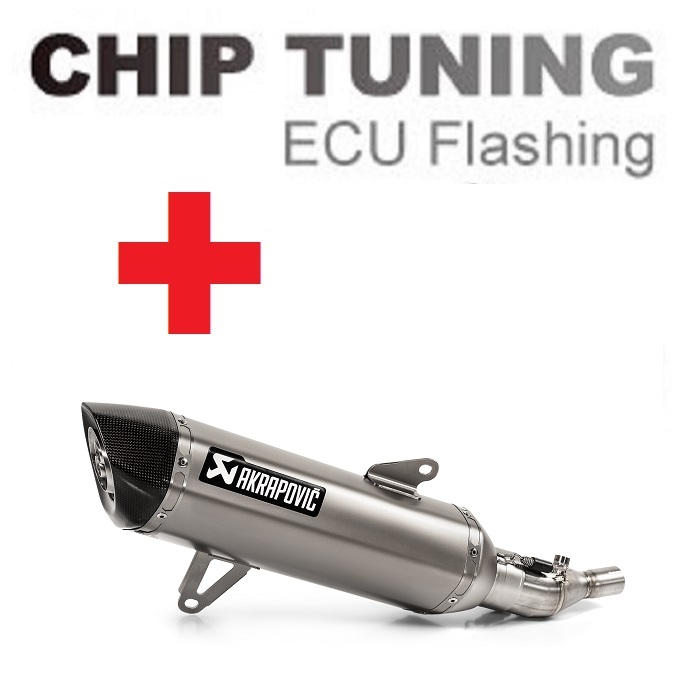 Yamaha Tricity 300 2020 Wysoka wydajność ECU Flash Tuning + Akrapovic S-Y3SO2-HRSS (etap 3)