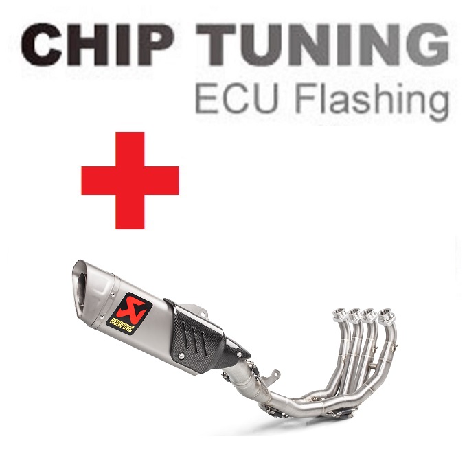 Yamaha R6 2008-Today High Performance ECU Flash Tuning + Akrapovic S-Y6R9-ATP (etap 3)