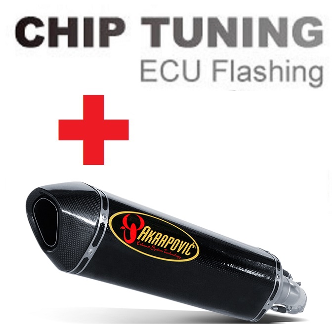 Yamaha R6 2003-2005 High Performanc ECU Flash Tuning+Akrapovic S-Y6SO3-HZC (etap 3)