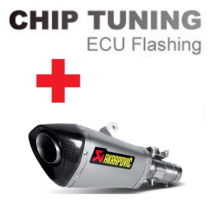 Yamaha R6 2010-2016 Wysoka wydajność ECU Flash Tuning + Akrapovic S-Y6SO9-Hasz (Etap 3)