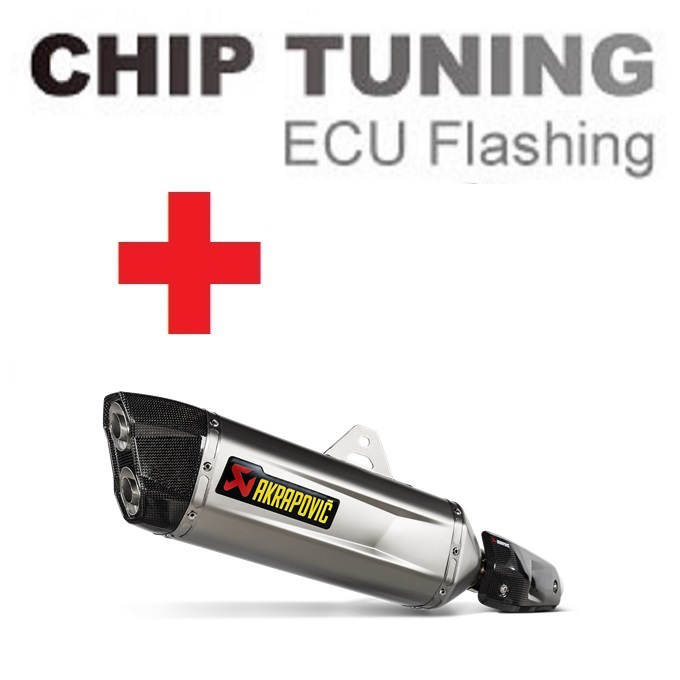 Yamaha Ténéré 700 2019-Today High Performance ECU Flash Tuning + Akrapovic S-Y7SO3-HGJT (etap 3)