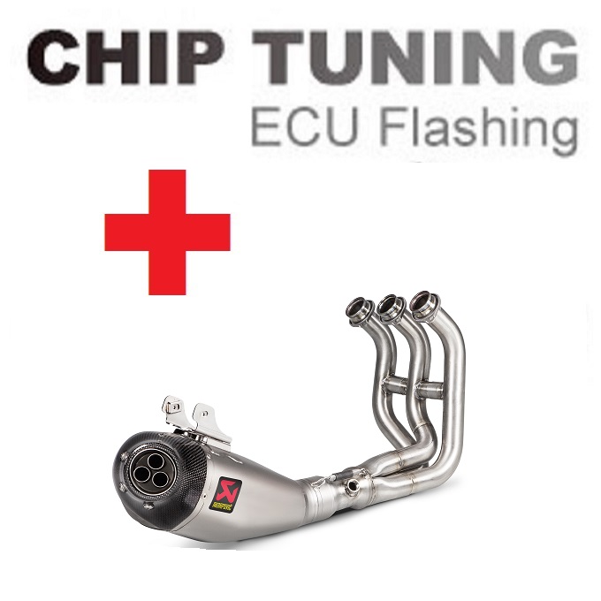 Yamaha Niken 2019-2020 Wysoko wydajności ECU Flash Tuning + Akrapovic S-Y9R10-Hegeht (etap 3)