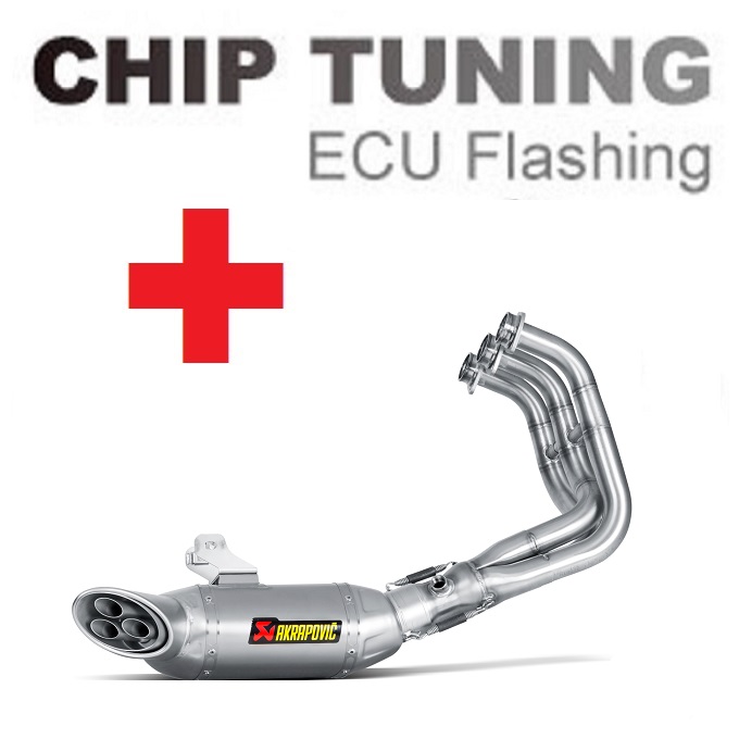 Yamaha MT-09/FZ-09 2014-2016 Wysoka wydajność ECU Flash Tuning + Akrapovic S-Y9R3-HAFT (etap 3)