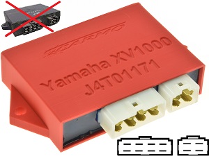 Yamaha XV1000 XV1000se Virago Igniter Moduł zapłonowy CDI TCI Box J4T01171 - 1984 1985 1986 1987 1988