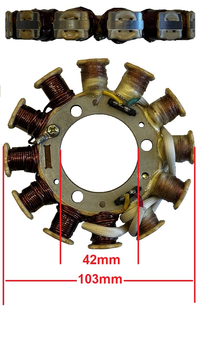 Yamaha Yfm350 350 Banshee Stator Alternator Cewmionions