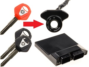 Yamaha 3x Programowanie klucza → Motocykl ECU + Immobilizer Pierścień Yamaha 3x Programowanie klucza → Motocykl ECU + Immobilizer Pierścień