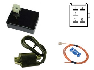 Ulepszony Zongshen 50 cm3 Yakaz Igniter Moduł zapłonowy CDI TCI Zestaw skrzynki