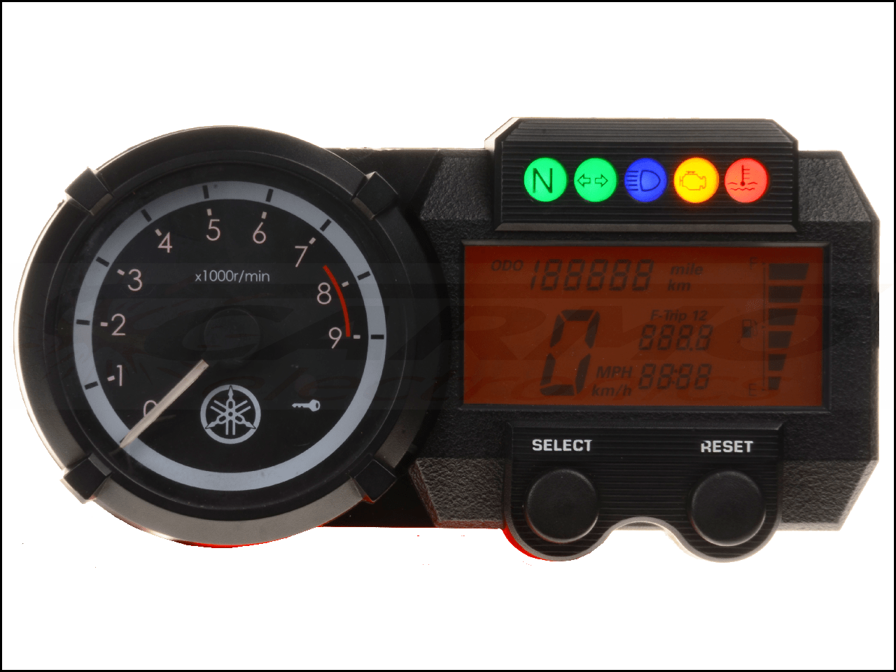 Yamaha XT660Z Tenere Deska rozdzielcza Yamaha XT660Z Tenere Deska rozdzielcza