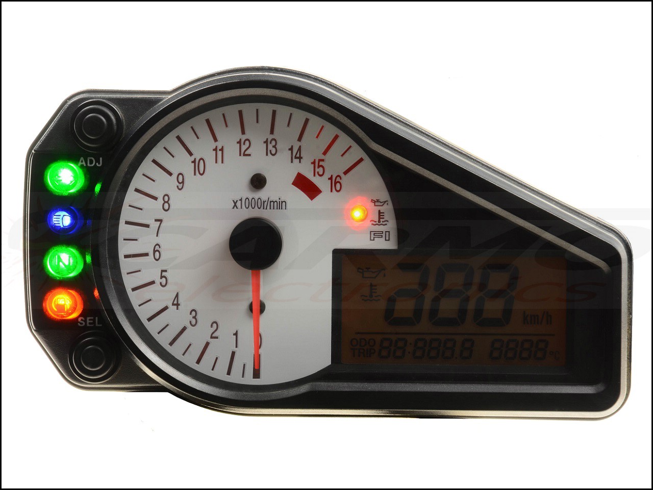 Suzuki GSXR1000 GSX-R1000 Deska rozdzielcza (2001-2002) Suzuki GSXR1000 GSX-R1000 Deska rozdzielcza (2001-2002)