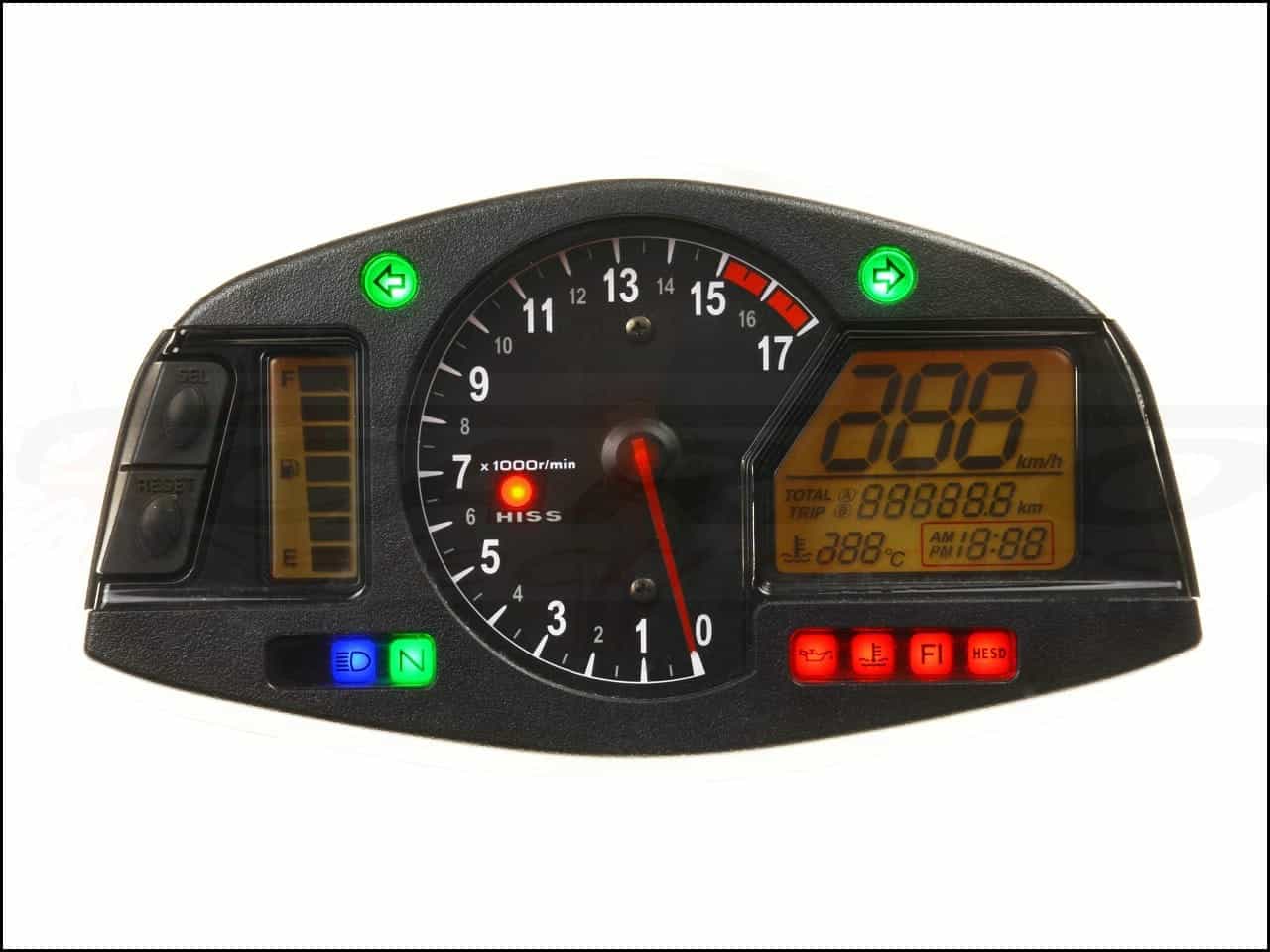 Honda CBR600RR Deska rozdzielcza (PC40 2007-2012) Honda CBR600RR Deska rozdzielcza (PC40 2007-2012)