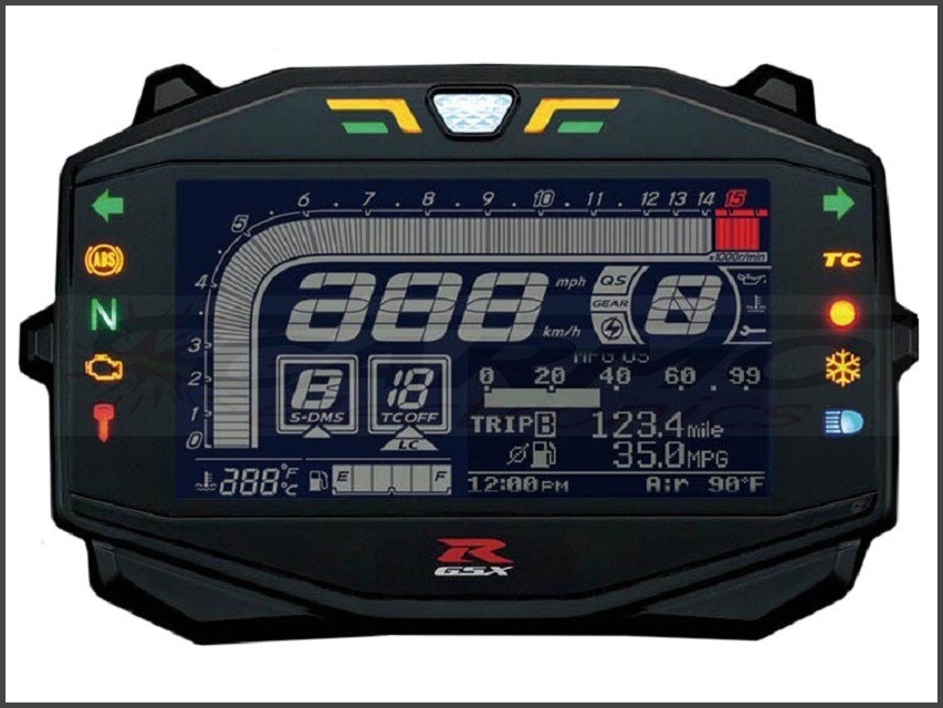 Suzuki GSXR1000 GSX-R1000 Deska rozdzielcza (2017-2019) Suzuki GSXR1000 GSX-R1000 Deska rozdzielcza (2017-2019)