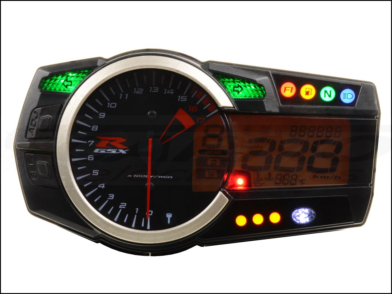 Suzuki GSXR600 Deska rozdzielcza (2011-2012) Suzuki GSXR600 Deska rozdzielcza (2011-2012)